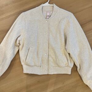 Victoria's Secret Cream Button-Up Top